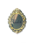[SAMPLE] Witch Ornate Mirror Sticker (Gold)